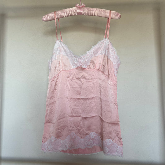 Silk lace cami (S)