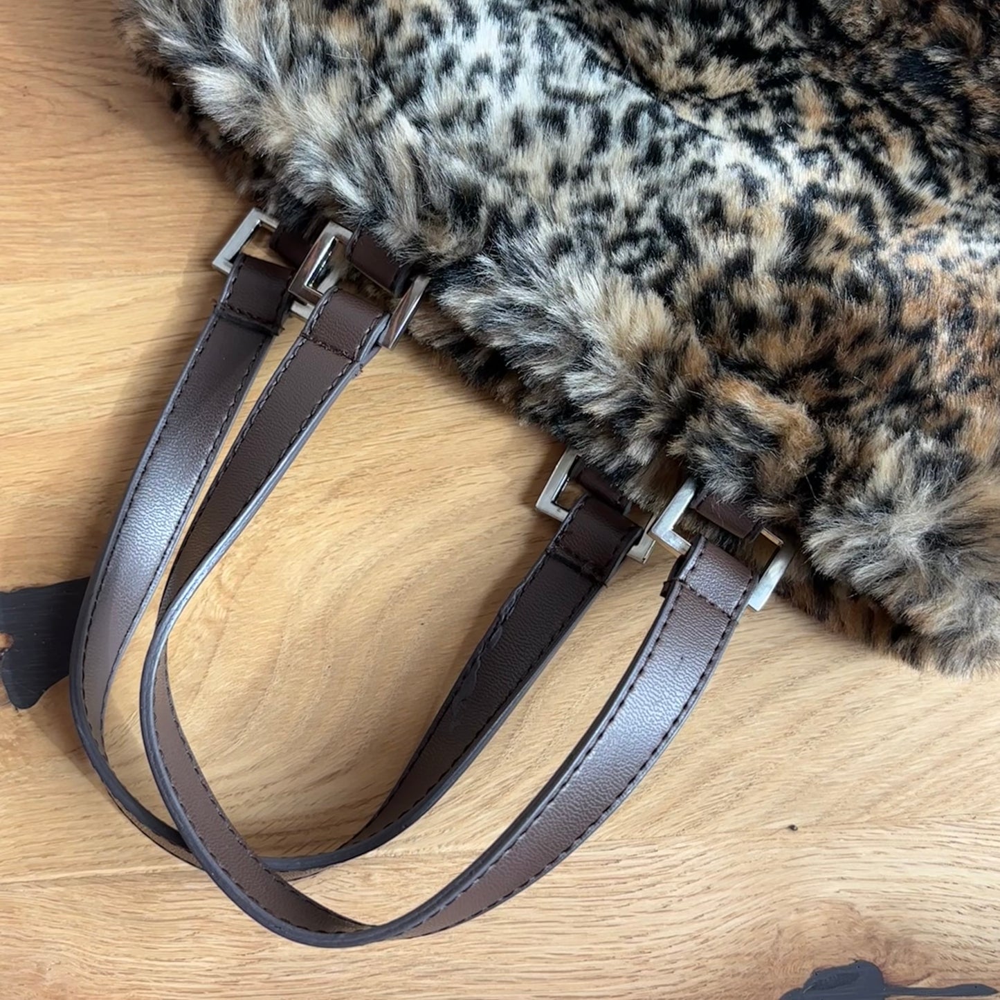 Leopard Fur Purse