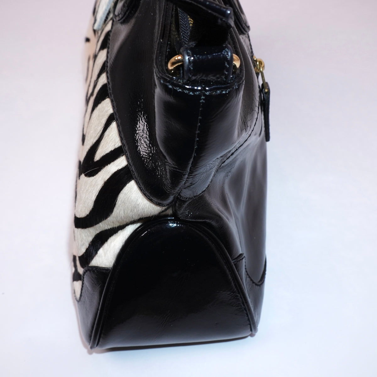 Zebra Calfhair Purse