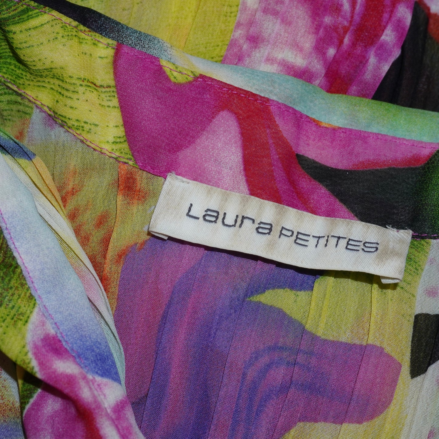 Floral Pleated Blouse (M)