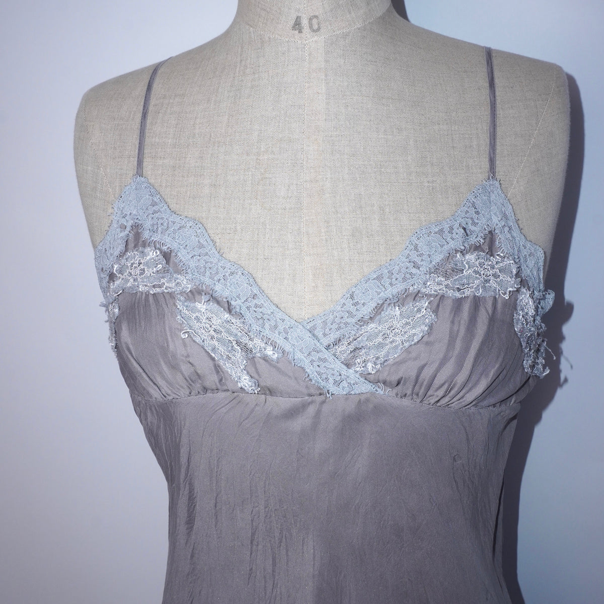Silk Slip Dress (S)