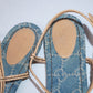 Gucci Denim Sandals (38)