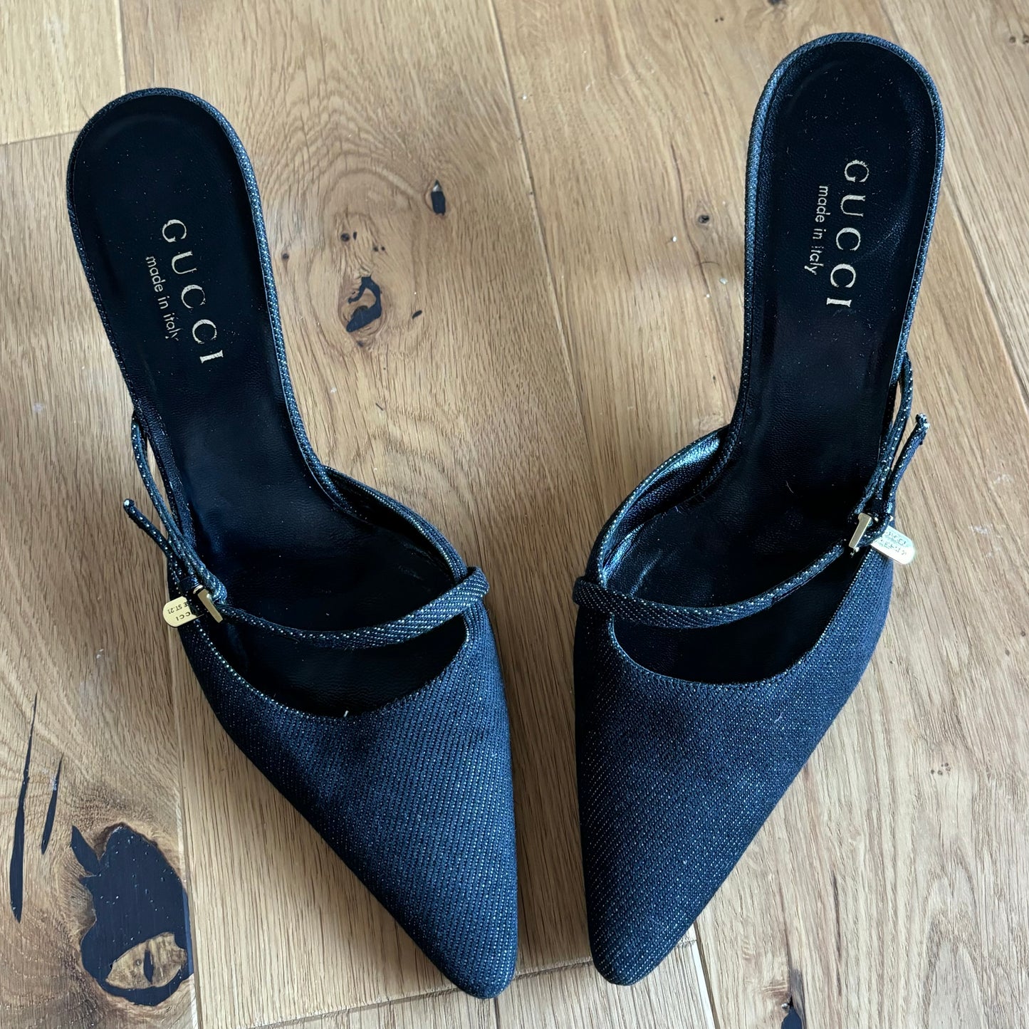 Gucci Denim Mules (36)