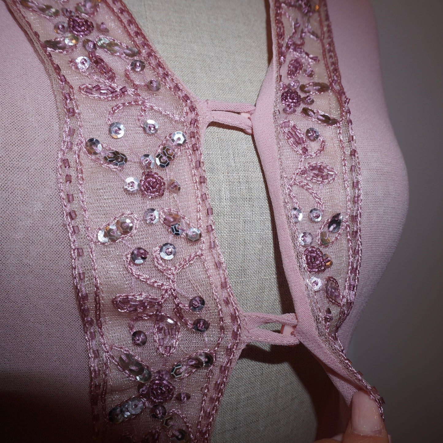 Sequin Mesh Top (S)