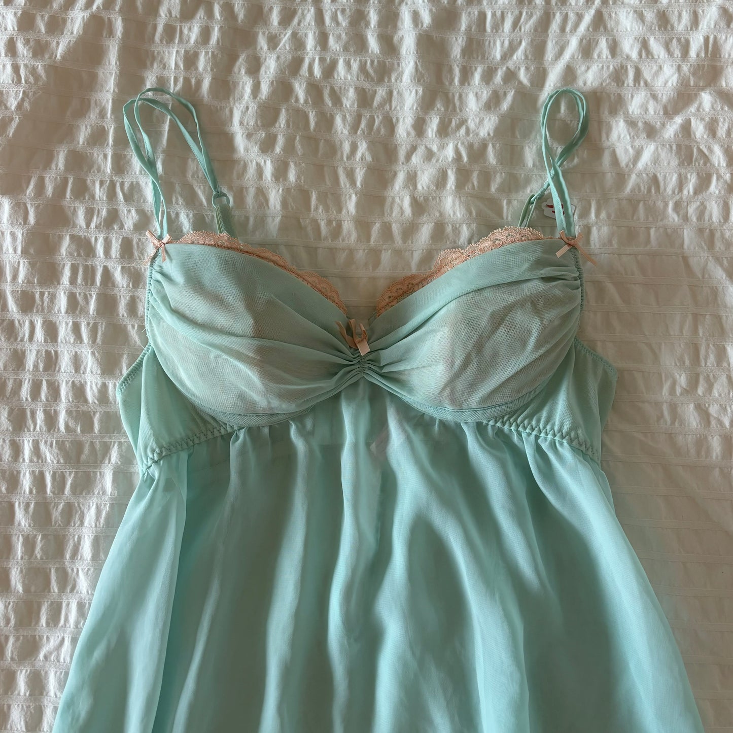 Mint Mesh Babydoll (S)