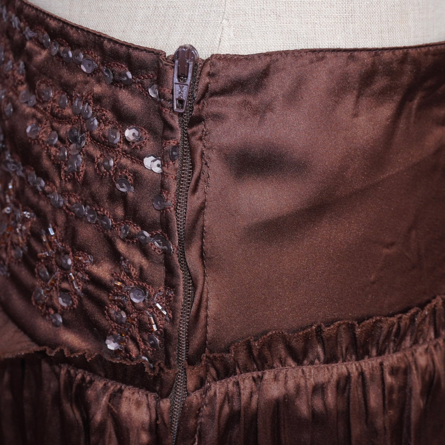 Sequin Pleated Skirt (S)
