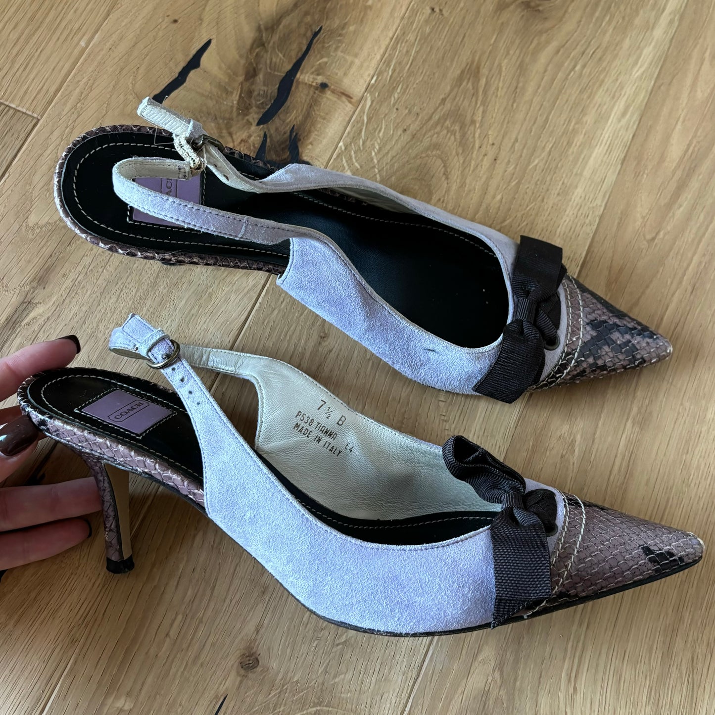 Coach Slingbacks (37.5)