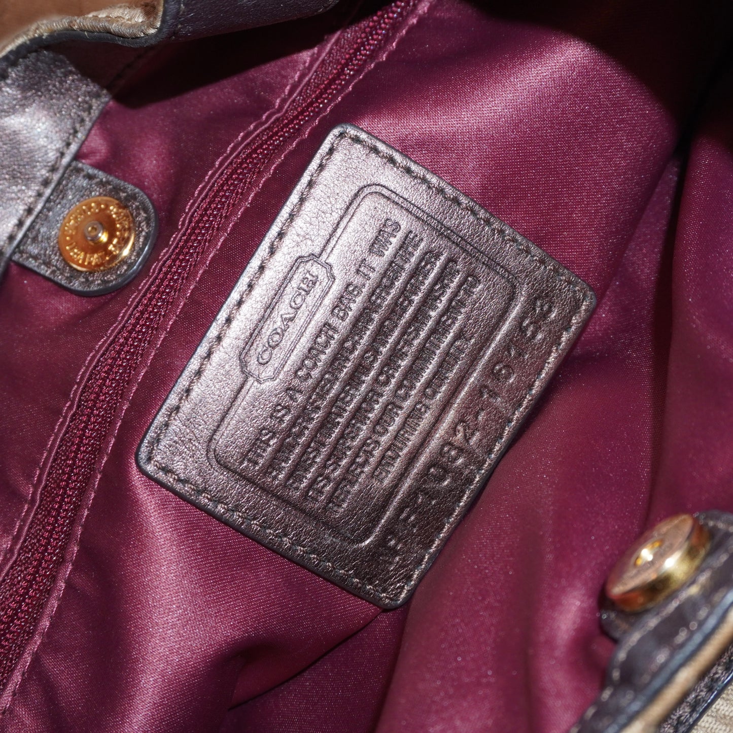 Coach Monogram Purse