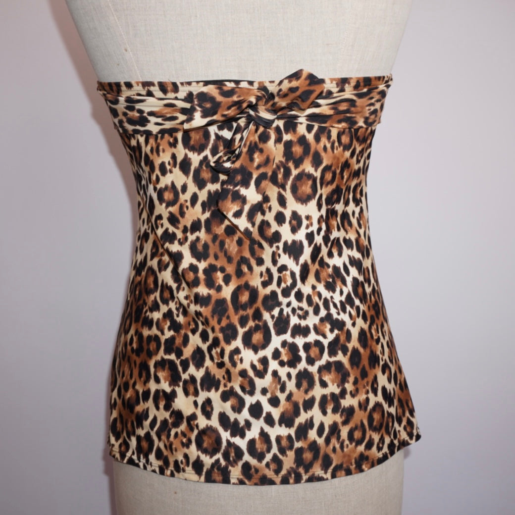 Leopard Bustier Top (M)