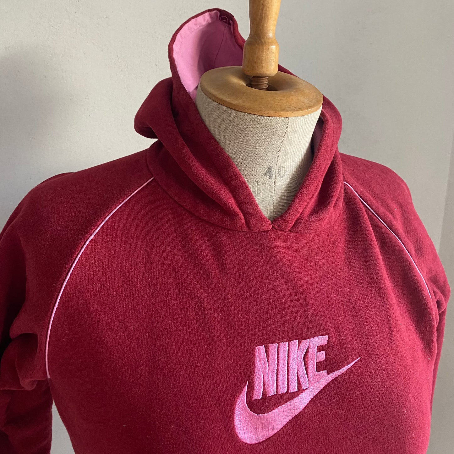 Nike Red & Pink Hoodie (S)