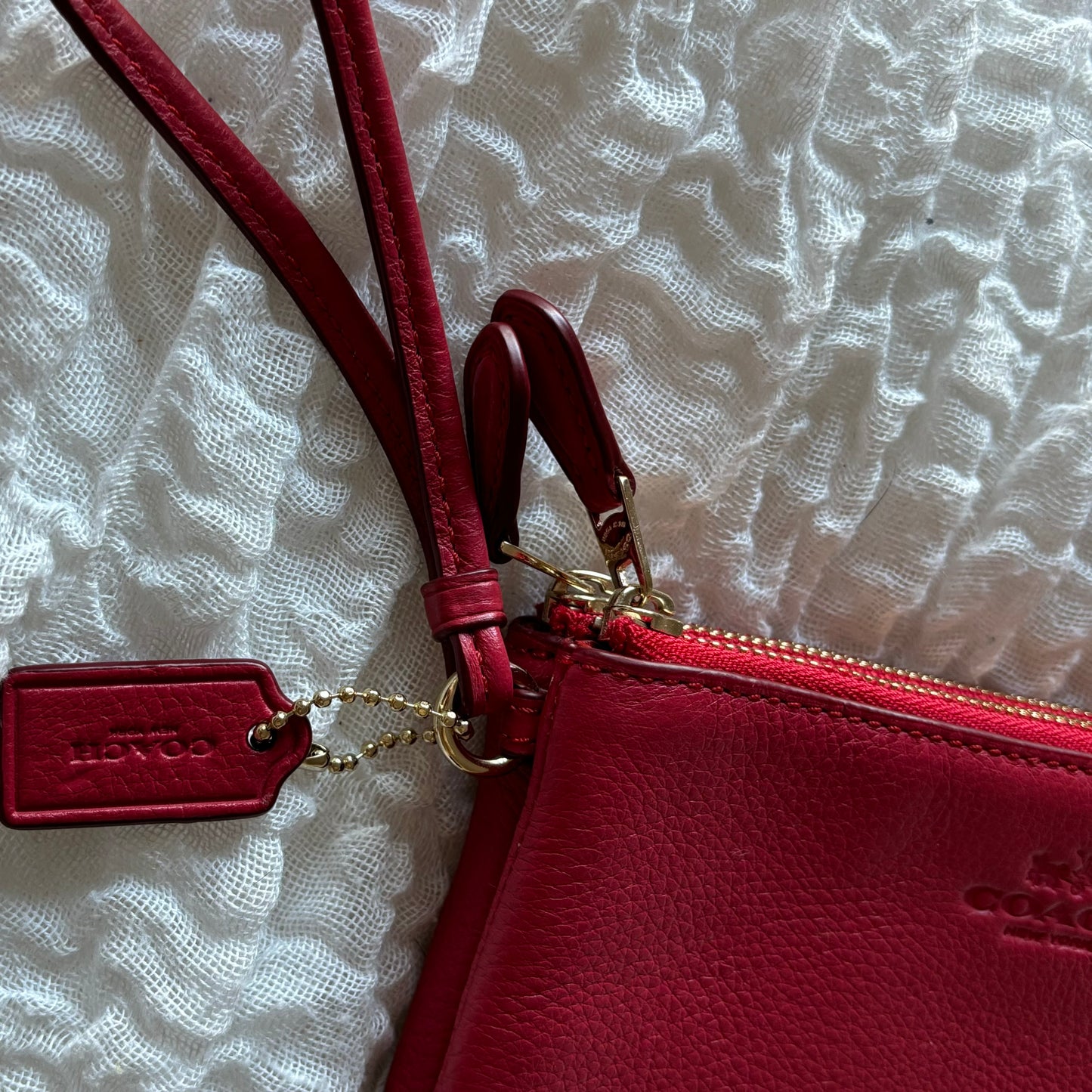 Coach Leather Pouch