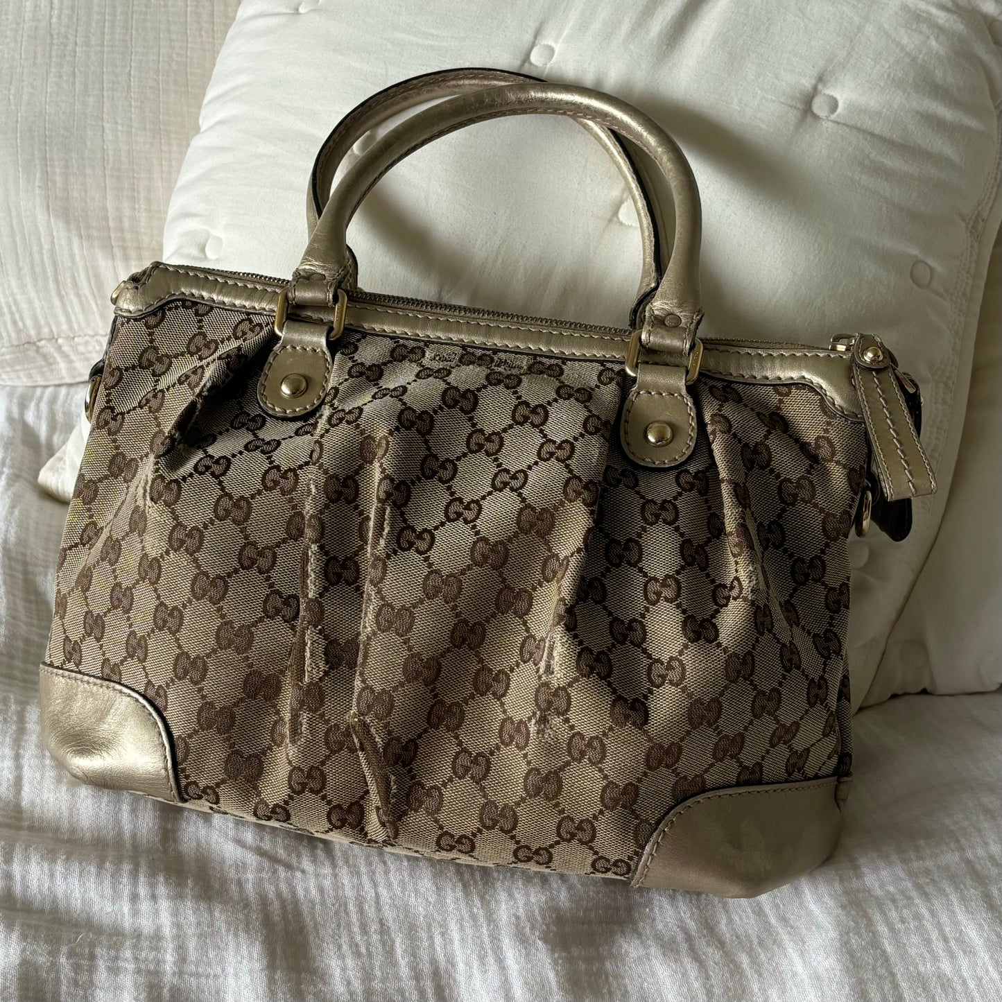 Gucci Monogram Sukey Purse