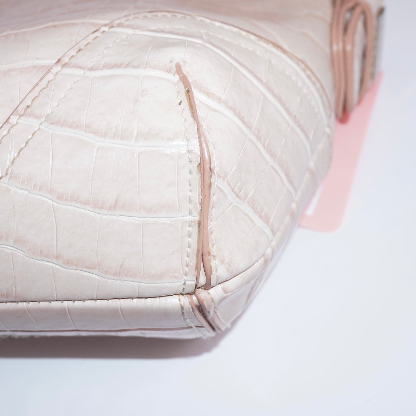 Pink Croc Purse