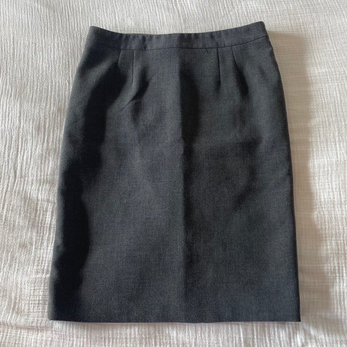 Grey Pencil Skirt (S)