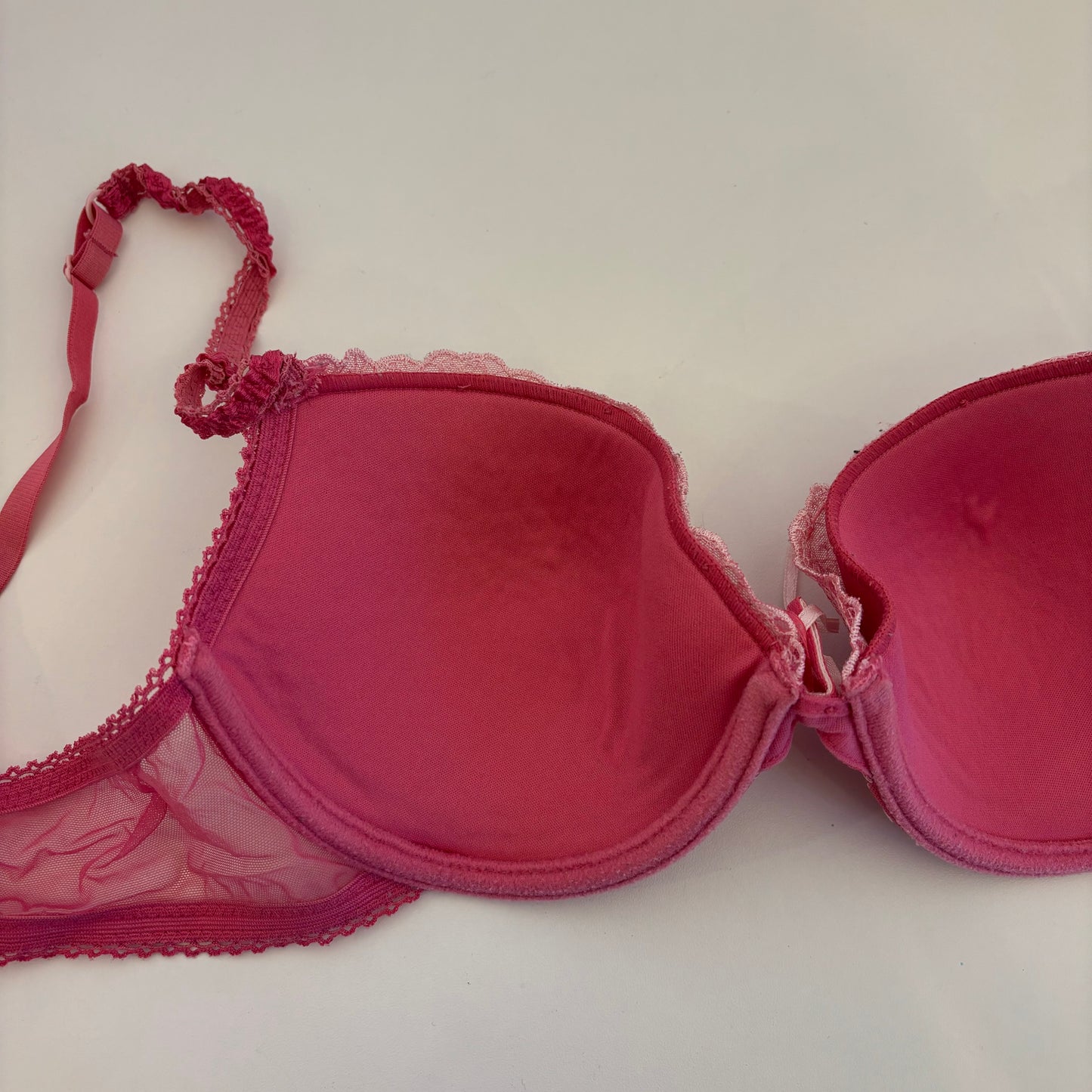 Pink Floral Bra (75C)