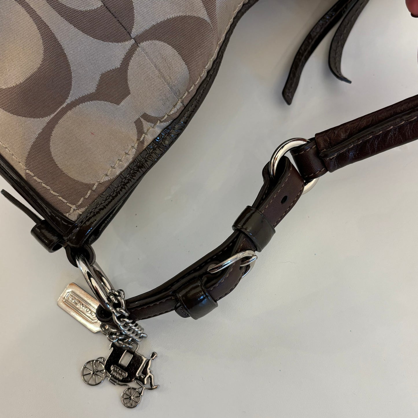 Coach Satin Monogram Purse