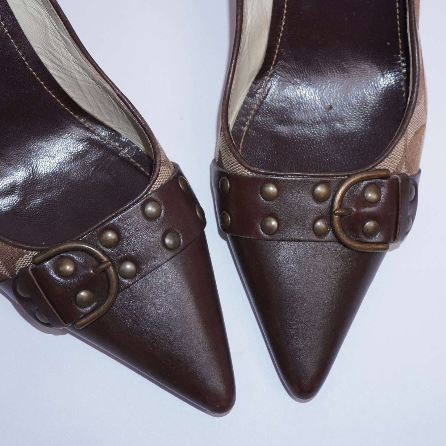 Coach Monogram Heels (38.5)