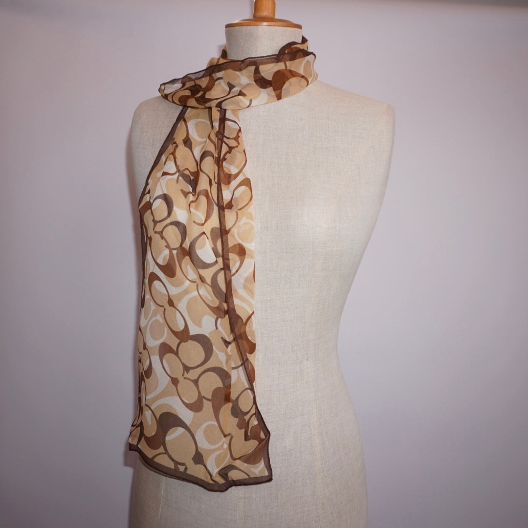 Coach Silk Scarf