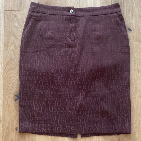 Trussardi Monogram Skirt (S)