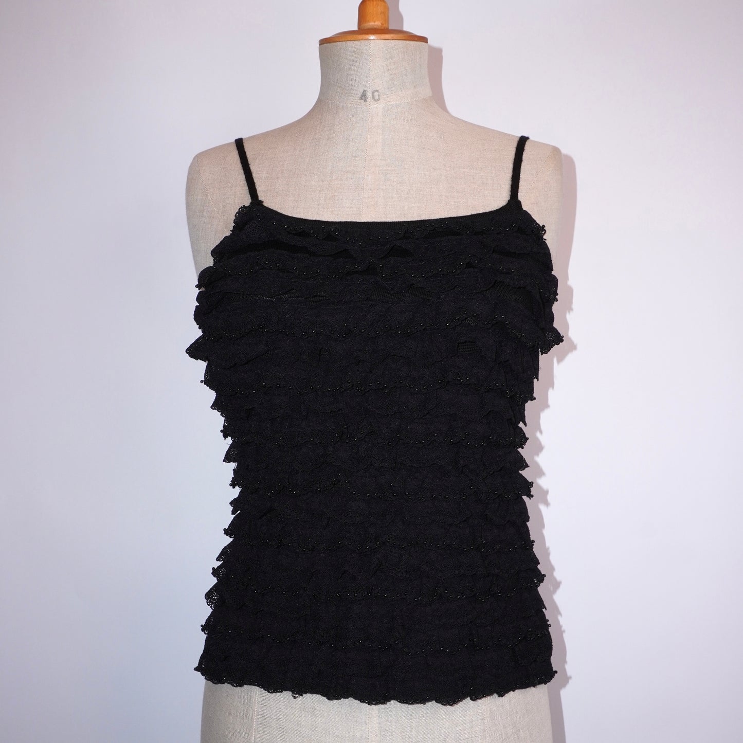 Ruffle beaded Top (S)