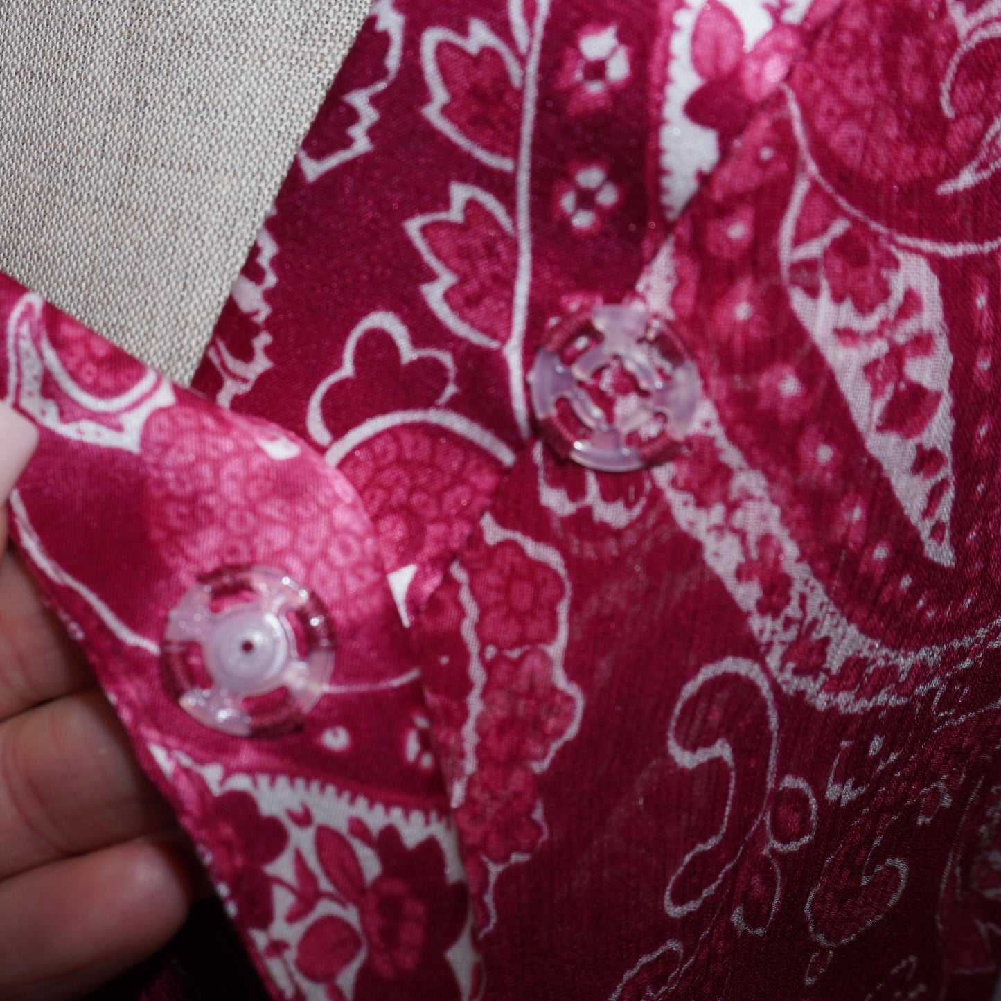 Silk Wrap Dress (S)