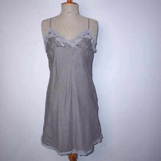 Silk Slip Dress (S)