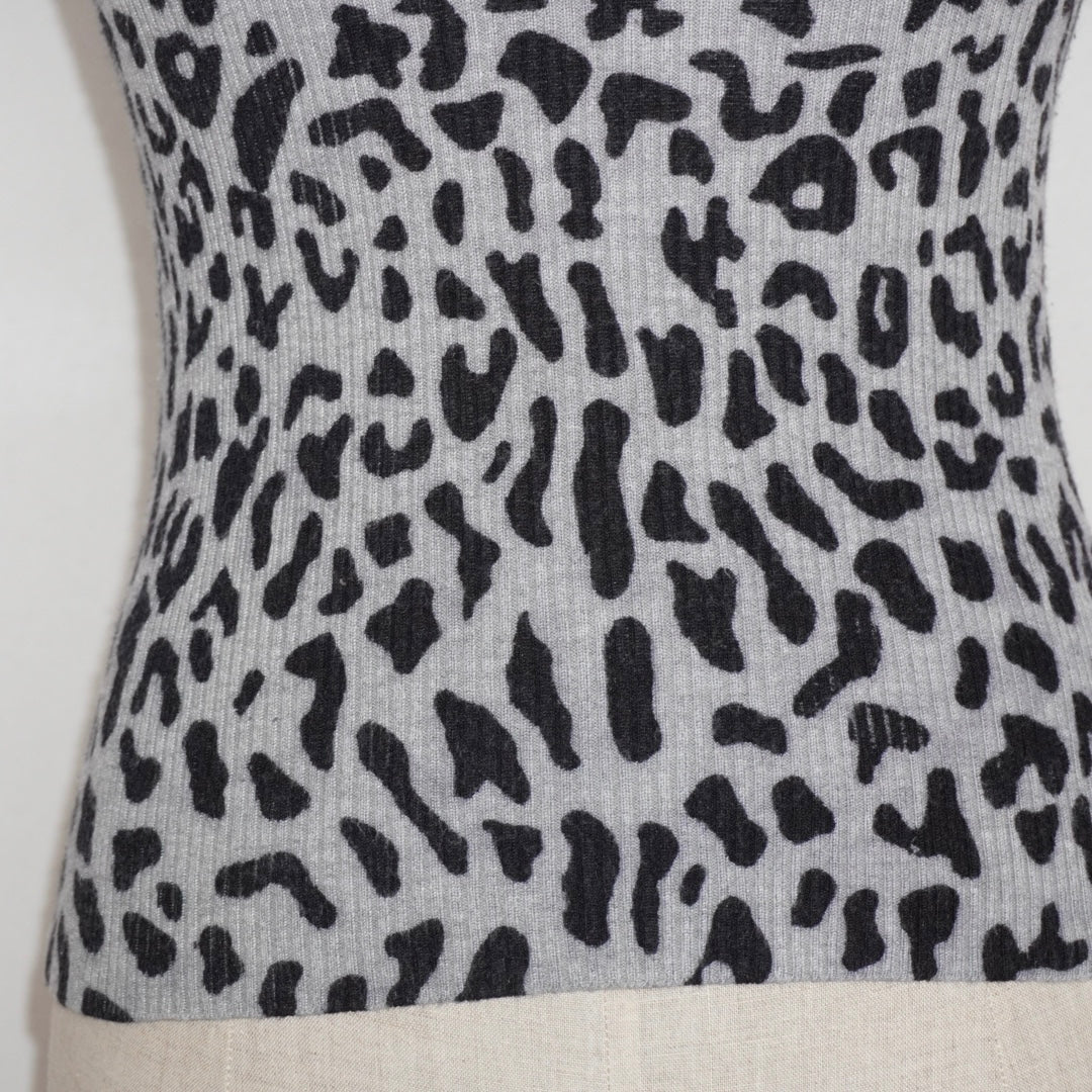 Leopard Knit Top (M)