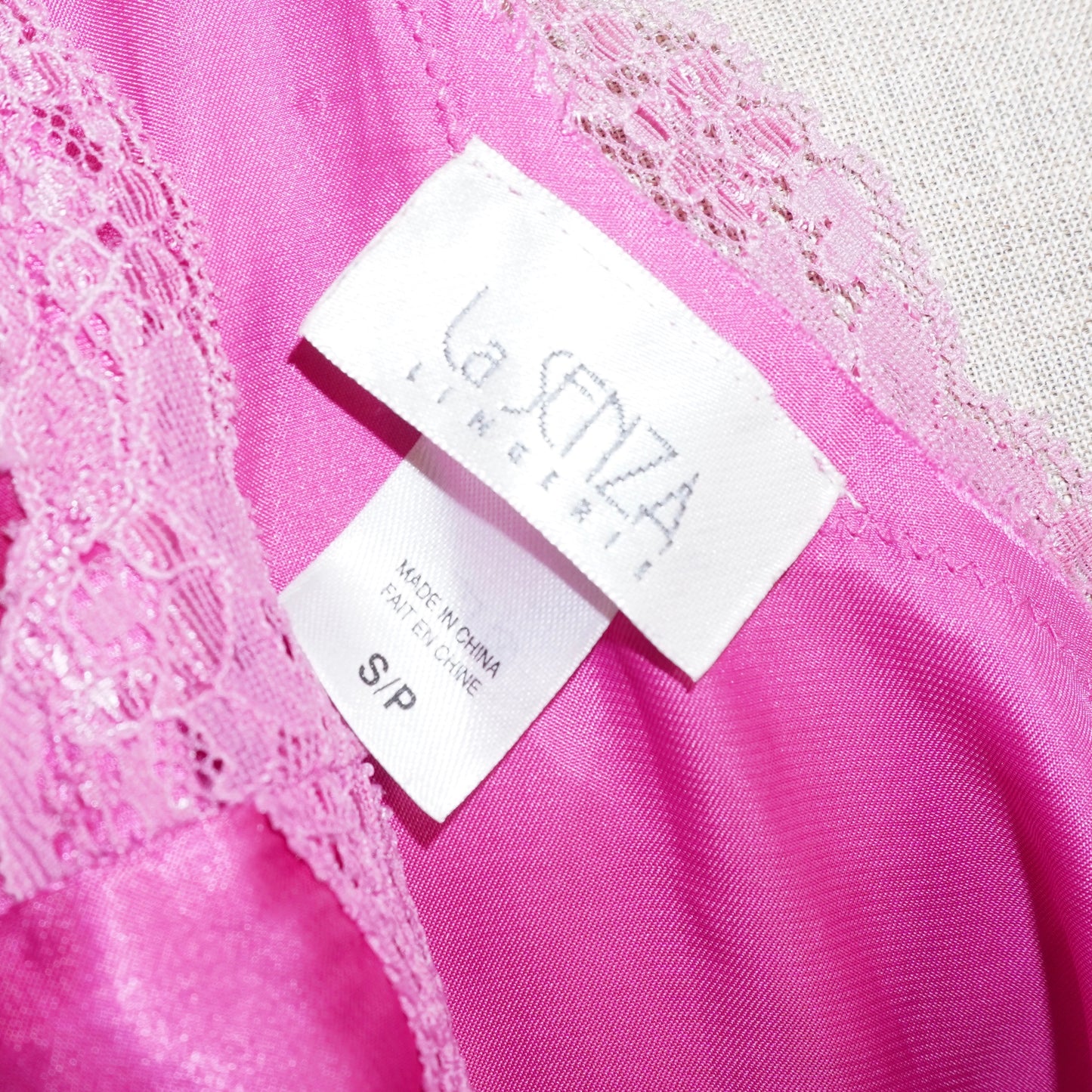 Satin slip dress (S)
