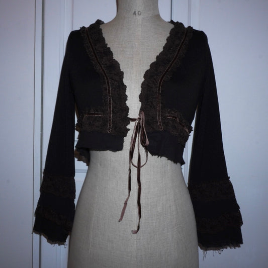 Ruffle Tie Top (S)
