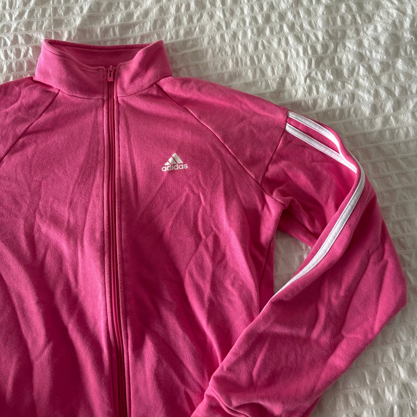 Adidas Pink Tracksuit Jacket (S)