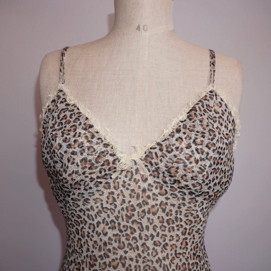 Leopard Slip Dress (M)