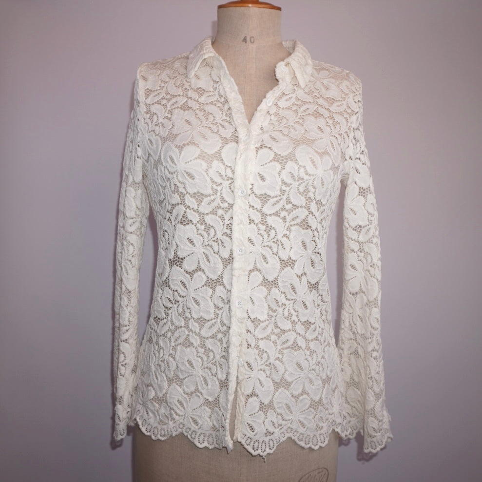 BCBG Lace Blouse (M)