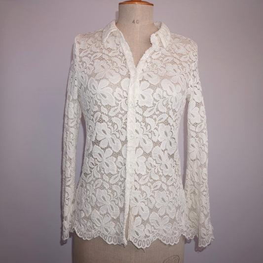 BCBG Lace Blouse (M)