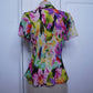 Floral Pleated Blouse (M)