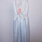 Satin Lace Maxi Dress (XS)