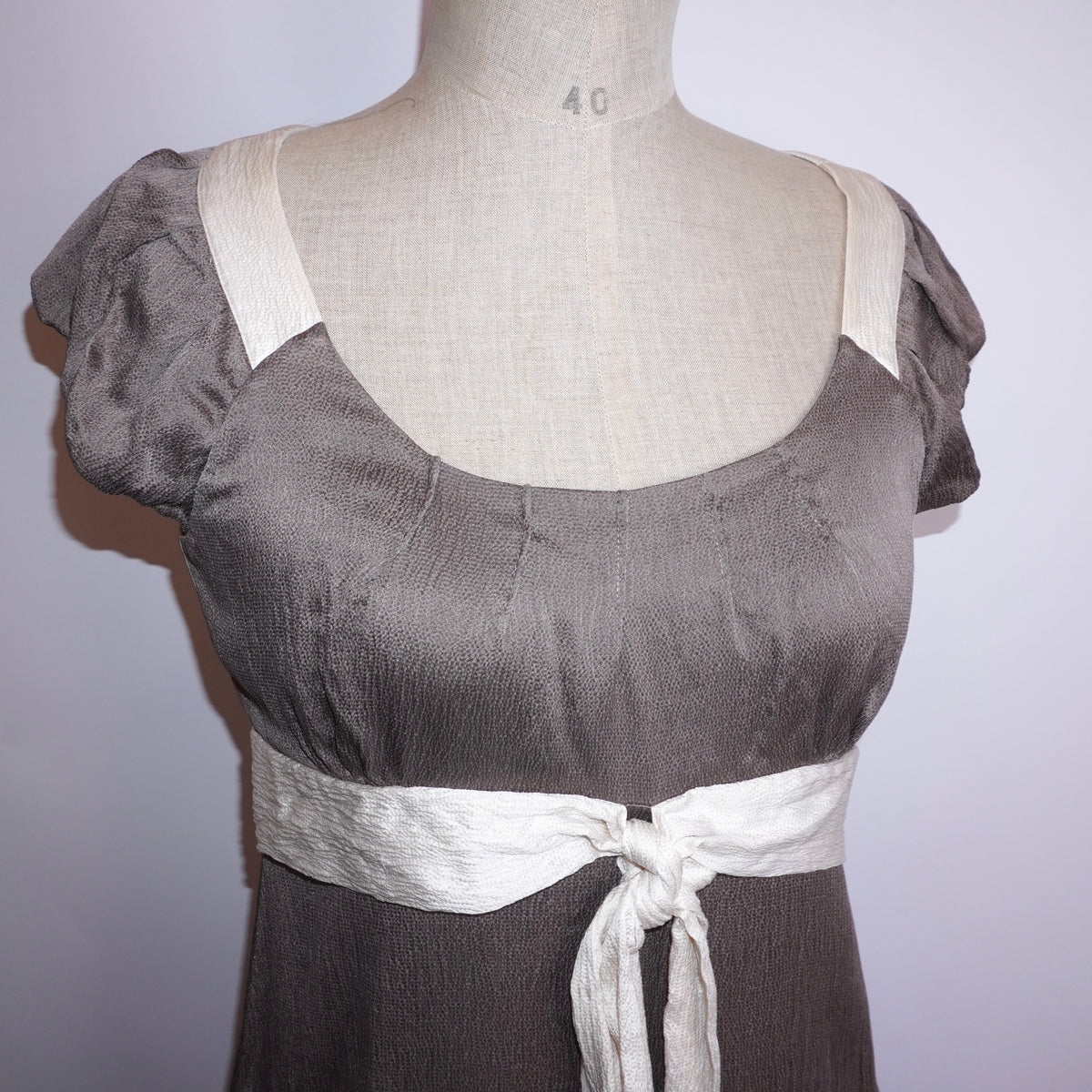 Silk Bow Dress (L)