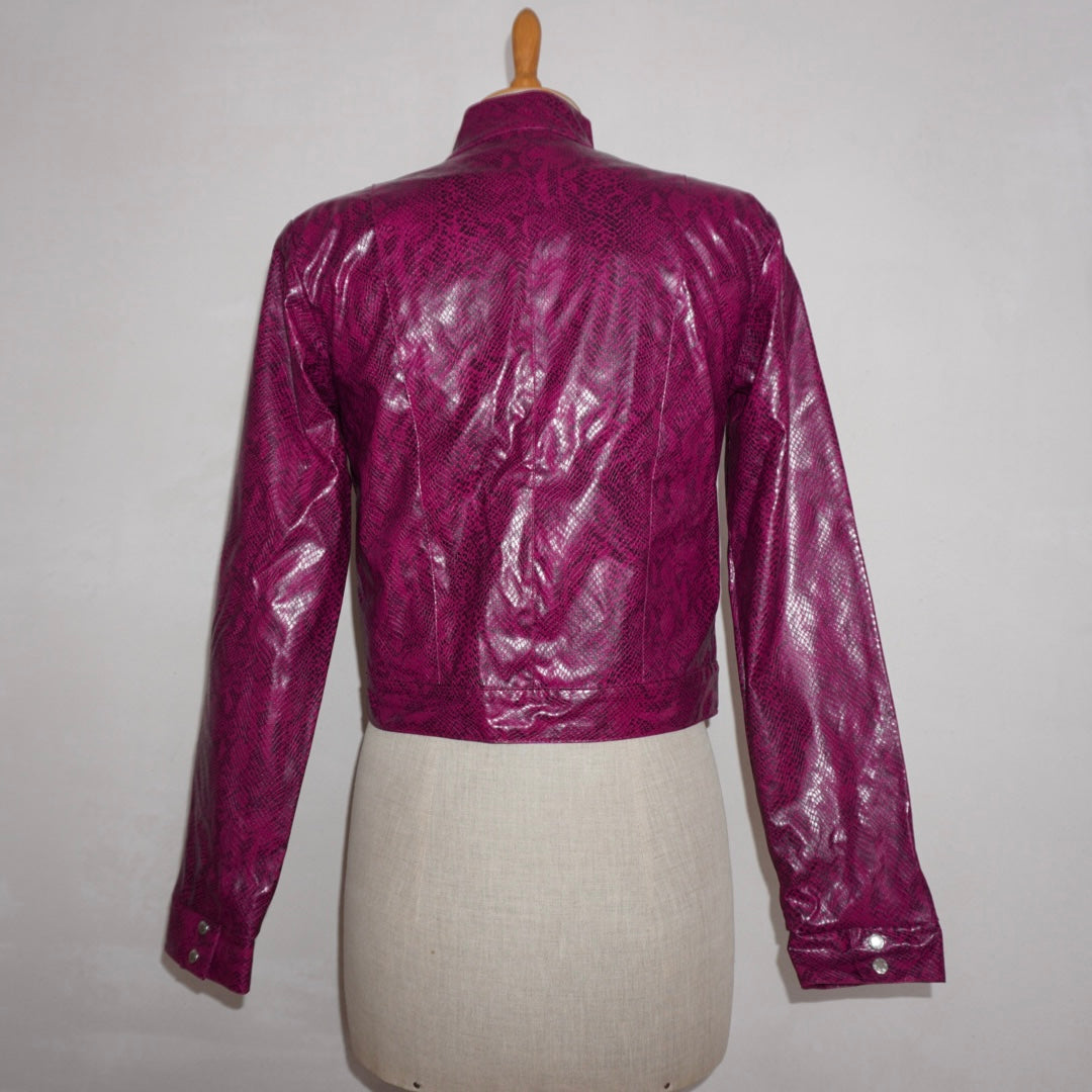 Snakeskin Print Jacket (M)