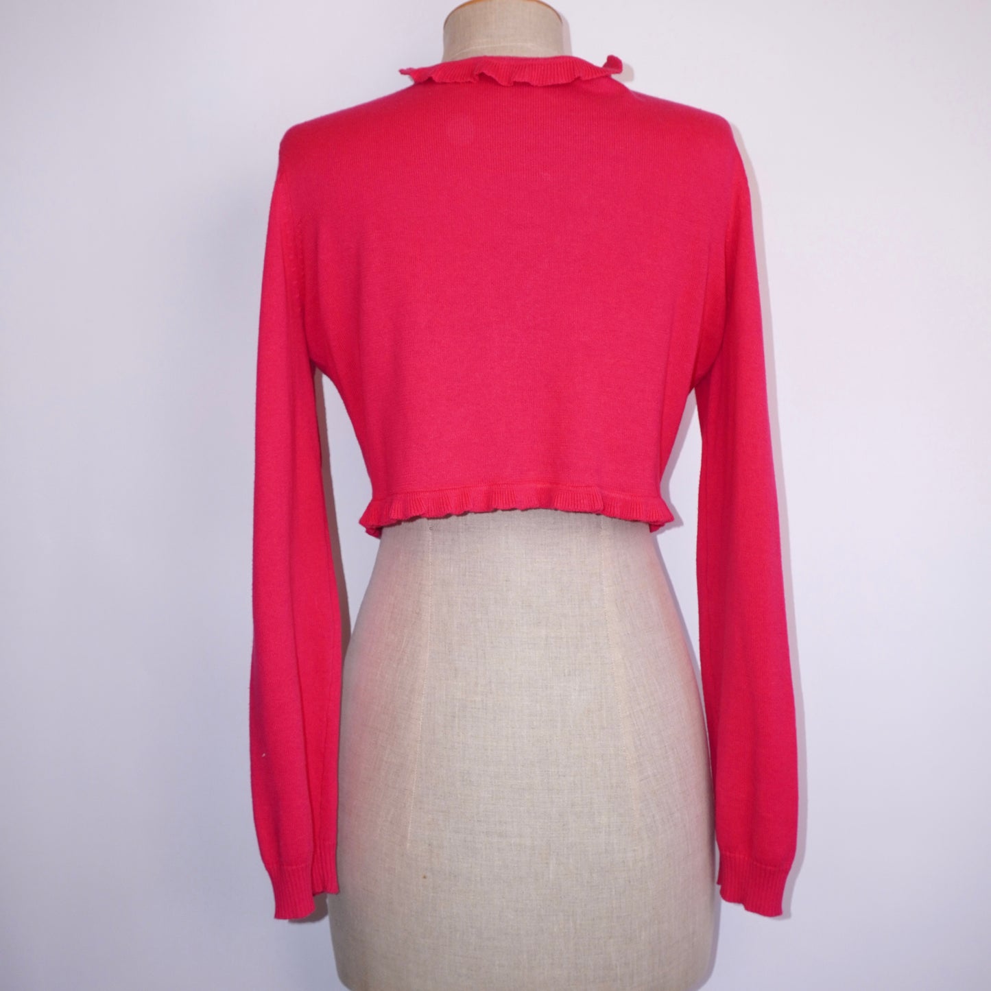 Ruffle Cardigan (M)