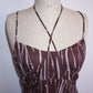 Zebra Print Sequin Dress (M)