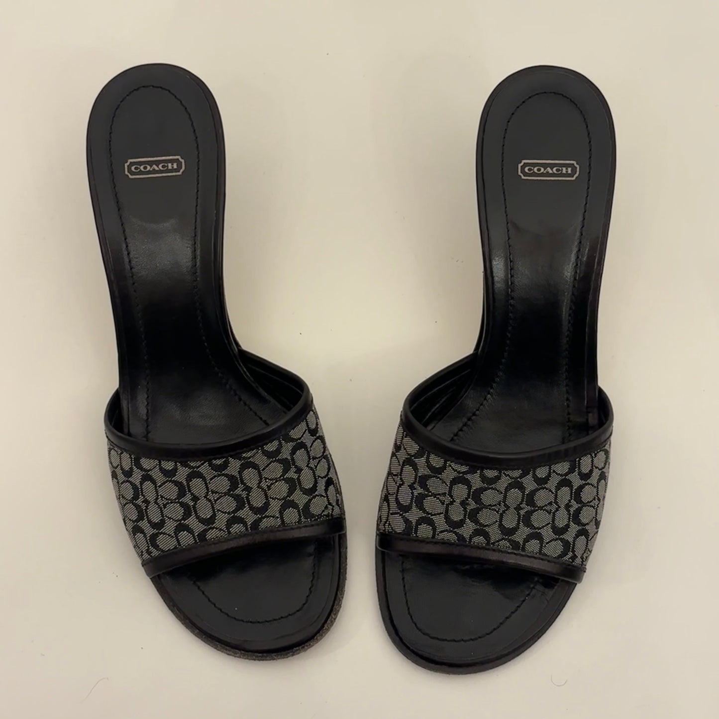 Coach Monogram Mules (36)