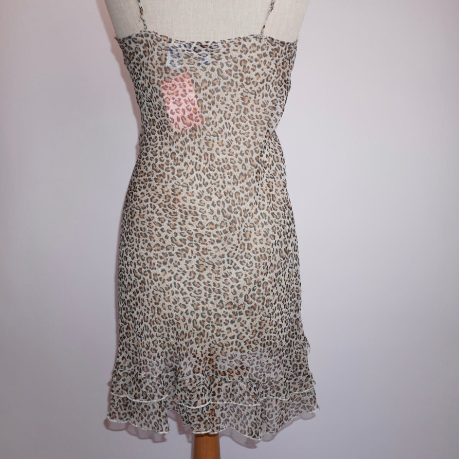 Leopard Slip Dress (M)