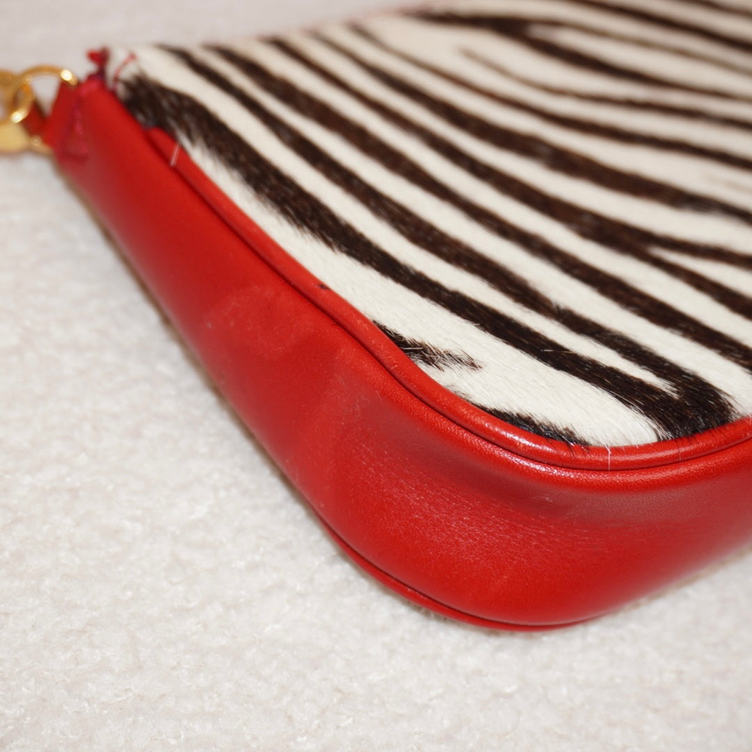Zebra Leather Purse