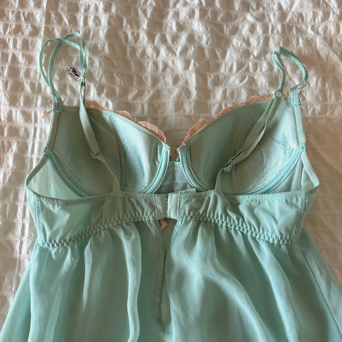 Mint Mesh Babydoll (S)