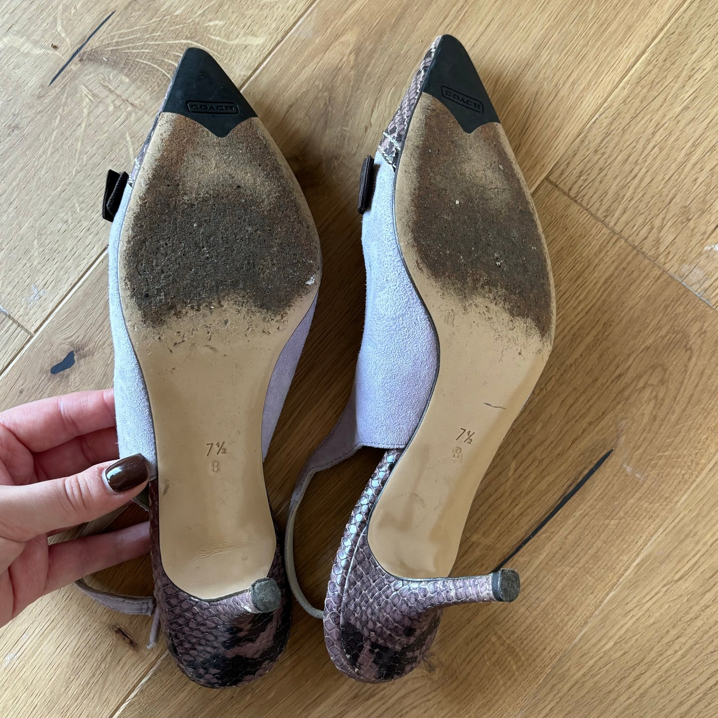 Coach Slingbacks (37.5)