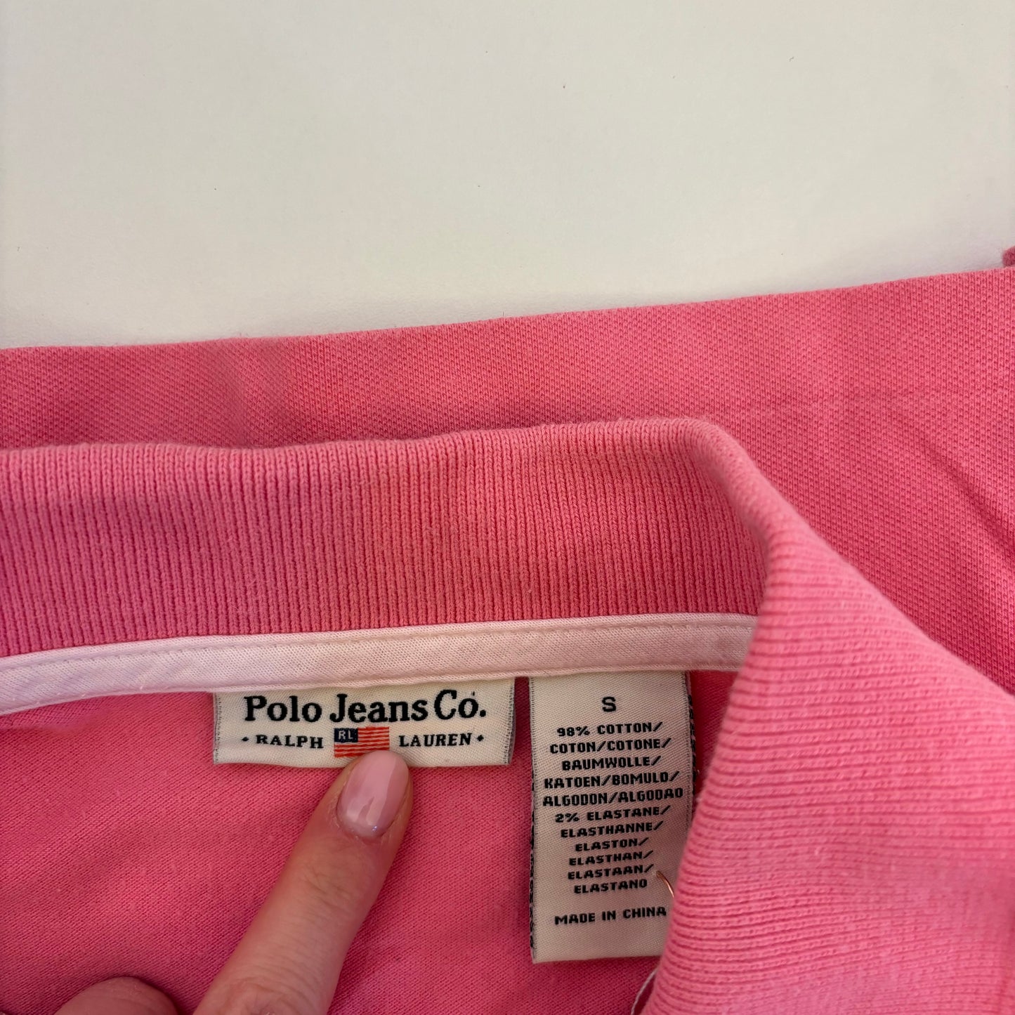 Polo Jeans Pink Top (S)