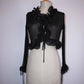Pleated Ruffle Top (M)