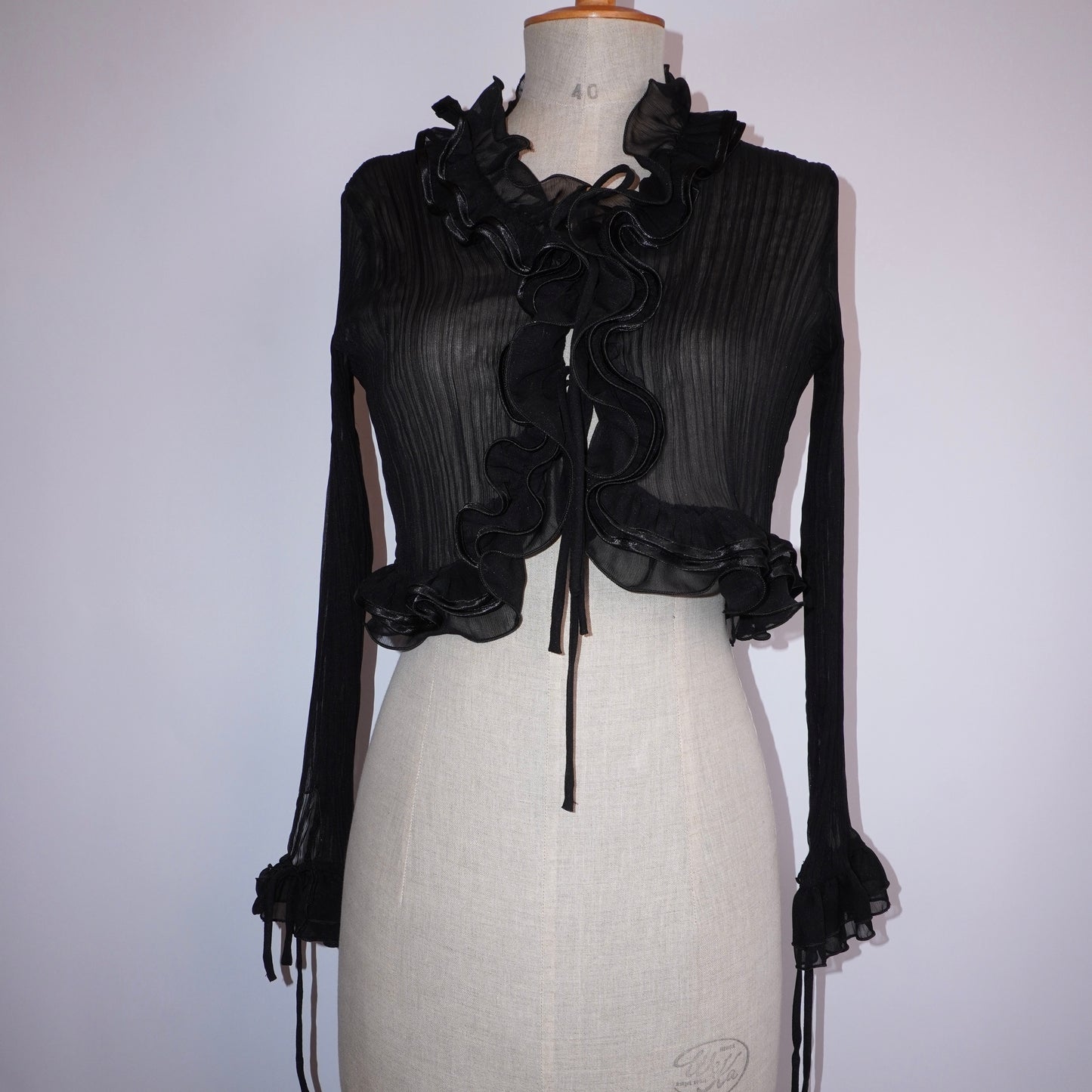Pleated Ruffle Top (M)