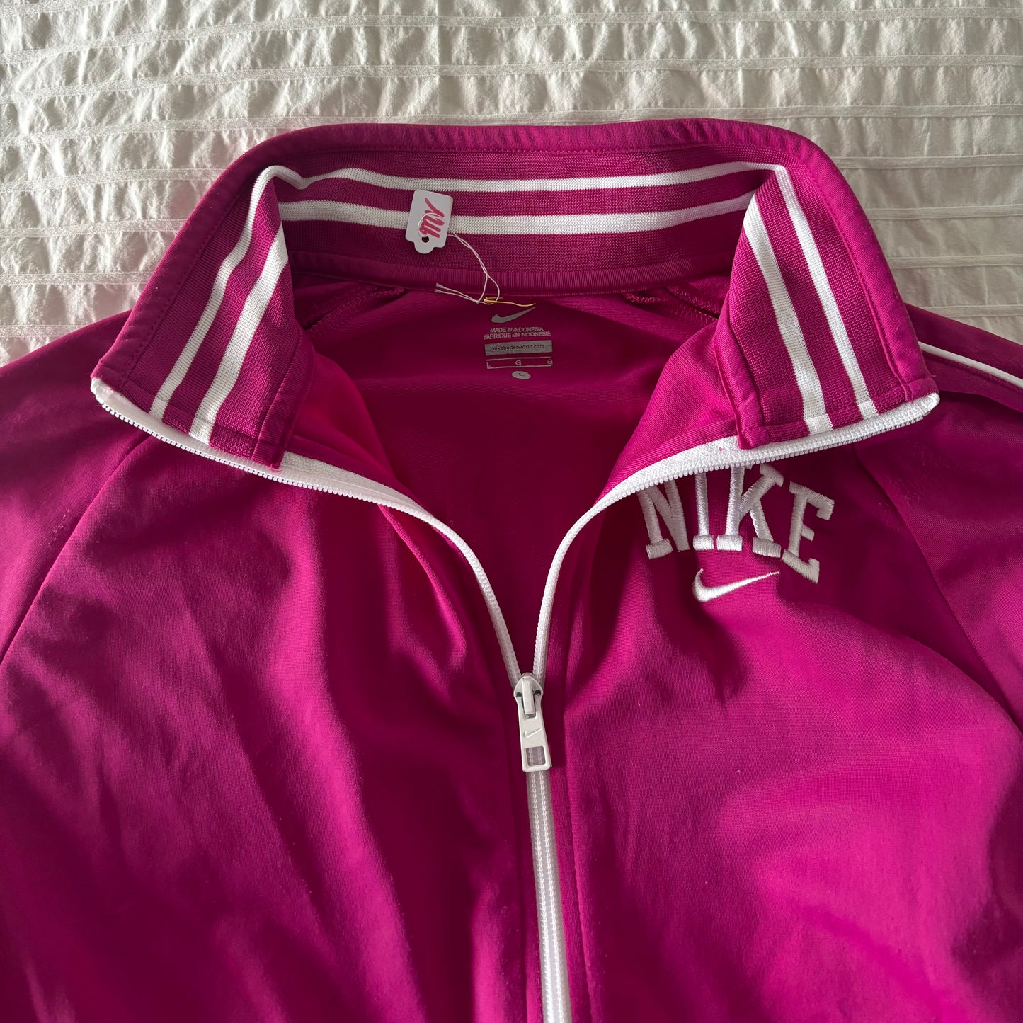 Nike Fuchsia Tracksuit Jacket (M)