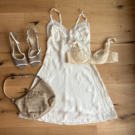 Silk Slip Dress (S)