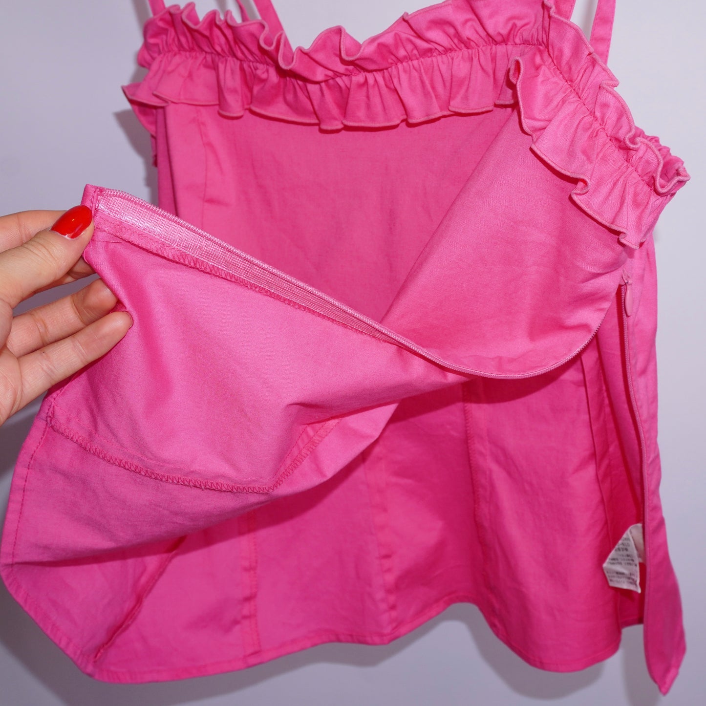Ruffle Tie Top (XS)